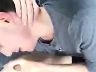 Big Cock Blowjob in the Car at a Public Park