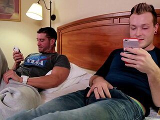 Cody Cummings Watches Porn with Kaydin Bennett