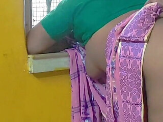 Bhabhi Was Watching the Street Outside Near the Window. I Went From Behind and Fucked Her.