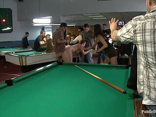 Bella Rossi and the pool hall