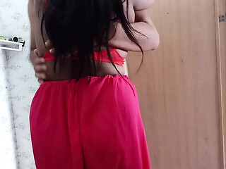 Desi Bhabhi Fucks Stepbrother in Bathroom - Hot Homemade Sex