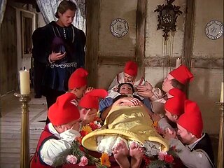 Hardcore Snow White ft. Julia Larot: Blowjob, Anal  Brunette Porn