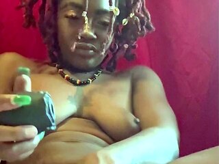 Blooming Creamy Ebony Ass and Pussy