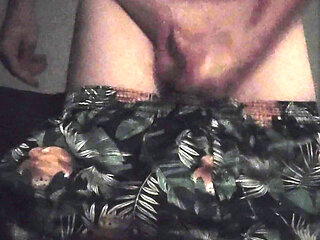 Dirty ginger virgin wants to ride on your body while jerking off