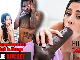 Hungry For Cock Brunette Stepsister Rides My Dick Hard