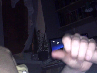 Something New Today! This Time Its V Jerking off and Cumming!