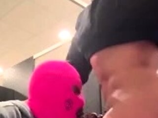 Kendoll Gets Risky Blowjob In Public