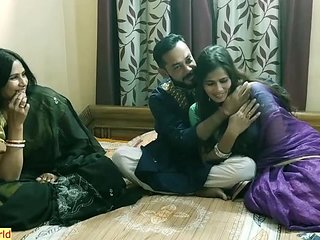 Amazing hot sex..Indian hot bhabhi swaping with Brother...