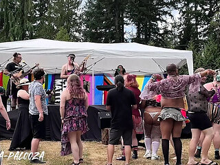 Anal Orgy Party 2025: Outdoor Group Sex & Squirting Orgy - Full HD Festival Fuck