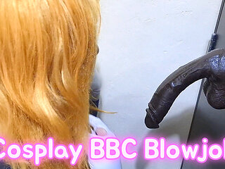 Sexy Dva Cosplayer gives you a Sloppy Blowjob and Kiss your Balls