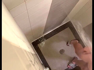 Showing off in the Gym Showers