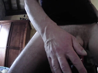 Laura on Heels amateur 2021 on black stockings and red high heels bound and roughly throated