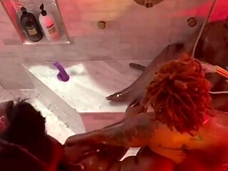 Omgianas Soapy Lesbian Shower Orgy & 5-girl Toy Play Double Feature