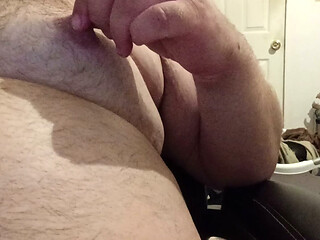 Shooting Strings of Cum in My Purple Panties!