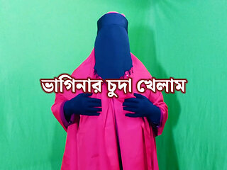 Bangladeshi beautiful housewife spending the night with neighbor and having sex