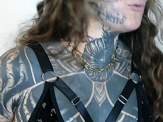 German Scout - German Split Tongue Tattoo Model Balea Scarleg at 2nd Porn