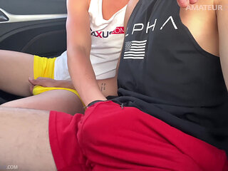 Agf:: Caught on Uber Cam: Me Sucking off My Friend - You Won't Believe How Far We Go.