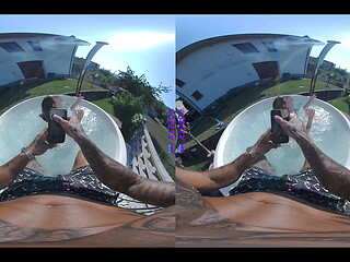 Orgasm in the Jacuzzi