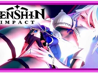Genshin Impact - Furina In School Uniform Surprises You