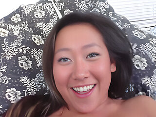 An Asian Lady Wearing Lingerie Likes To Have Sex With People Of Different Sizes In A Reverse Cowgirl Fashion