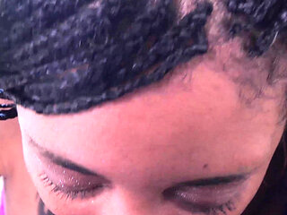 Danni Sucks for Cum on Tits