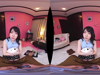 Nipponese lustful cutie VR memorable video
