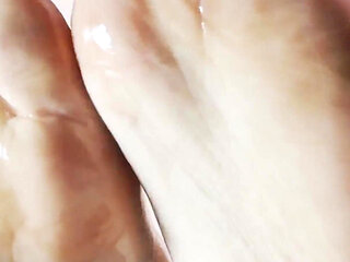 Oiled Feet Asmr Slow Sole POV & Deep Whisper Tease