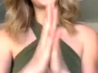 Lea elui tik tok nip slip cleavage oops full show