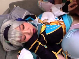 Amateur Asian Japanese Group Fuck JennaSexCam