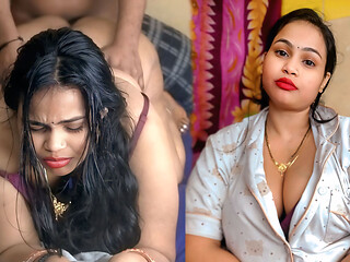 Sex with Hot Indian Wife in Doggy Style - Hardcore Pounding & Big Ass