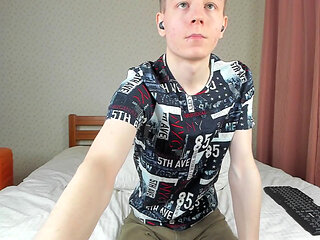 I Undress and Jerk off My Cock a Little