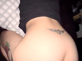 White Teen with Nice Ass Gets Fucked Doggy Style by BBC Super Hot Must Watch