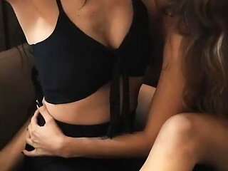 Venus and Vitoria Taking Turns Licking the Armpits