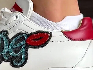 My D&g Sneakers Beg to Be Undressed