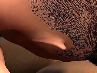 Pounding a Big Black Woman on the Table