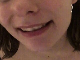 Small titted brunette amateur anal nailed at home