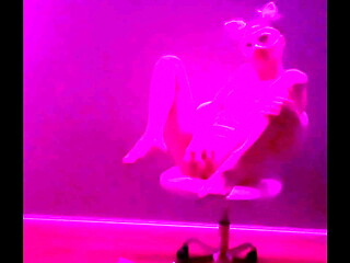 Sexy bunny is playing with her pussy