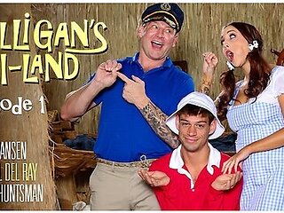 Colby Jansen, Nickey Huntsman And Michael Del Ray - Humk Captain & Nerdy Gilligan Tag Team Hot Marie-anne