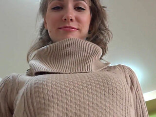 Teasing milking handjob