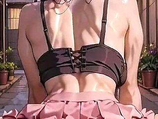 Big Boobs Blue Kouhai Cums Screaming Riding Balcony Sunset Glow