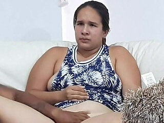 I Fuck My Girlfriend's Pussy While Watching TV