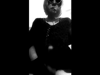 MRS. ROMAN DOING DILDO'S WHILE SMOKING VS120s AND JERKING TO CUM