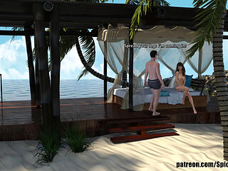 Adventures of Willy D: horny girl loses her virginity on a beach ep 12