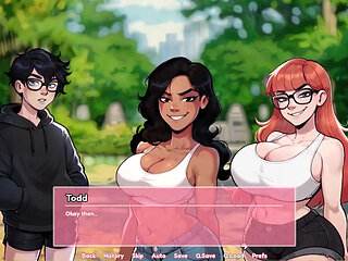 Gooncuck #7 - a Cucky Ai Porn Game - Footjob From a Therapist