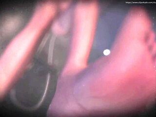 B029 Trapped in the Floor, the Slave Bathes the Queen. POV Objectification, Anal Licking, Foot Licking, and Vaginal Licking Rimm