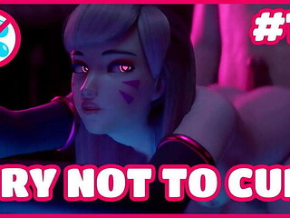 Fap Hero: Overwatch's D.Va & Mercy in X-Rated 3D Compilation - CUM SHOWDOWN