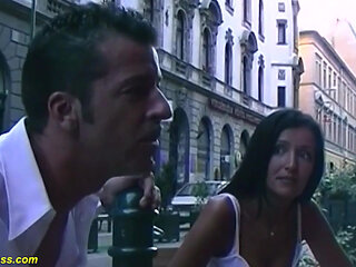 My stepsister loves outdoor fucking