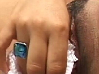 Latina Masturbates with Her Underwear and Squirts