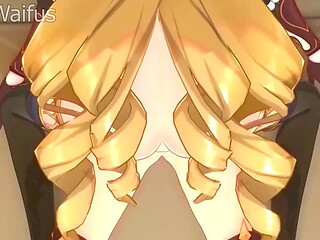 Navia has Passionate Sex with her Partner - Genshin Impact Hentai
