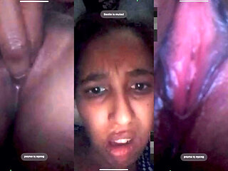 Video call handjob with my girlfriend
